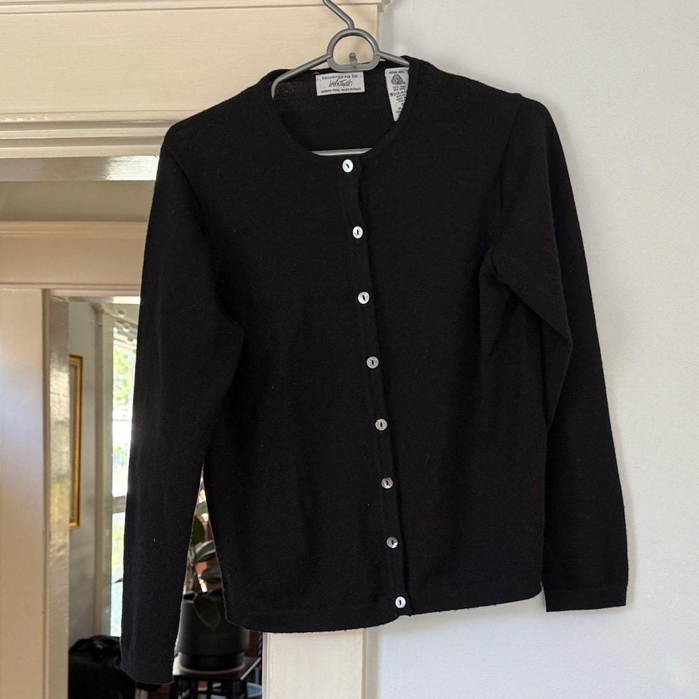 Vintage Lord & Taylor Merino wool cardigan
